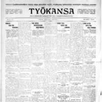 Työkansa, October 7, 1910.