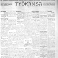 Työkansa, January 30, 1912.