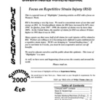 CIWA Highlights Newsletter Summer 2000