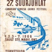 Finnish Canadian Grand Festival programme 1966