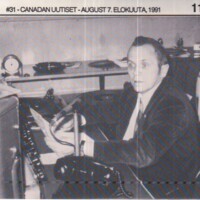 Article on Nils Inkala in the Canadian Uutiset