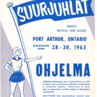 Finnish Canadian Grand Festival programme 1963